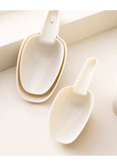 Madame Coco Lucca 3'lü Saklama Kabı Seti - Bej 8684427124994 Ekru