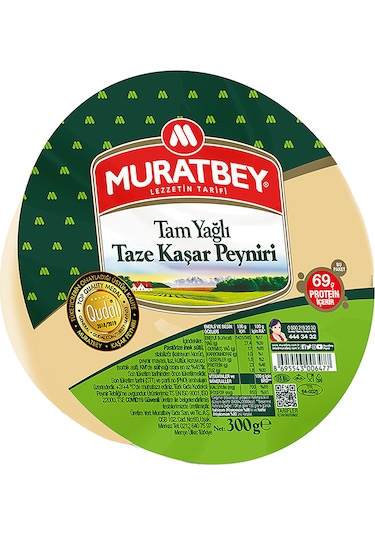 Muratbey Taze Kaşar 300 Gr X 8 Paket