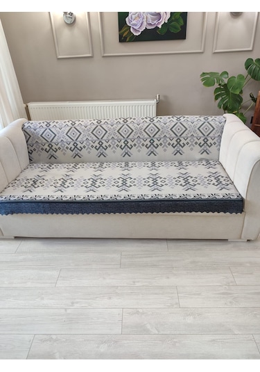 Koltuk Örtüsü Kaymaz Kilim Siyah