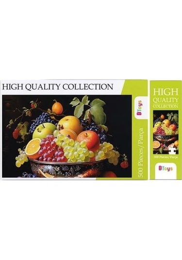 Btoys 500 Parça Puzzle Meyve Şöleni 9047
