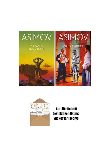 Şafağın Robotları Robot Serisi 3. Kitap + Çıplak Güneş Robot Serisi 2. Kitap
