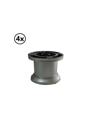 Akcell Elvin Ayak 6 Cm Saten X 4 Adet Saten