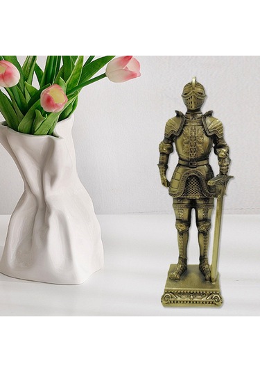 Suntek Magideal Ortaçağ Şövalye Heykeli Soyut Sanat Heykel Bronz