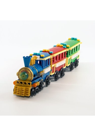 Tren Yapım Seti 369 Parça Eğitici Ve Detaylı Blok İnşa Oyuncağı