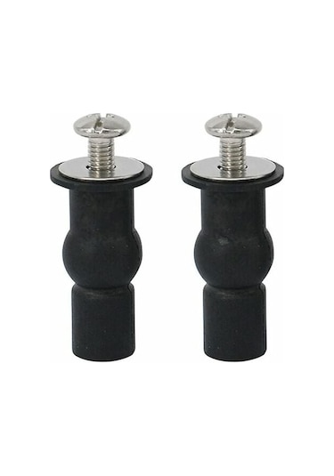 Parça Klozet Kapağı Menteşe Braketleri, Klozet Kapağı Montaj Vidaları, Klozet Kapağı Menteşeleri, Klozet Kapakları İçin, Umumi Klozet Kapakları, Siyah Diğer