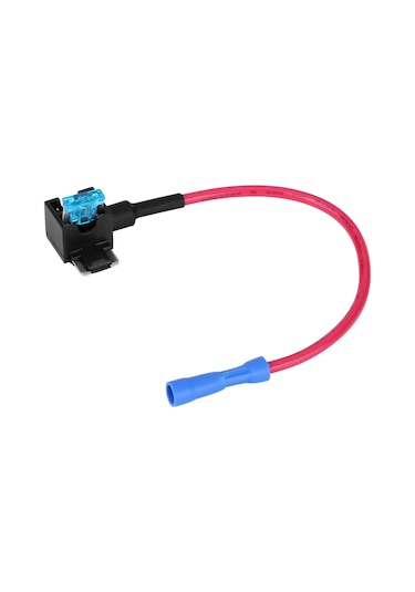 Konesam 10 Adet Mavi Terminal Sigorta Alıcı Seti + 15a Mini Sigorta Levhası - Dairesel Korumalı, Kablosuz Kurulum, Dıy Uygulamalar İçin Dayanıklı 15