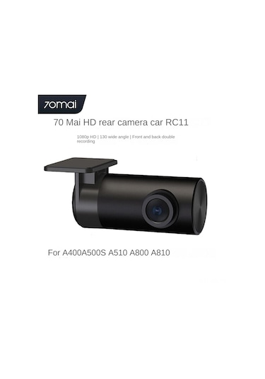 Yaozixa 70mai Rc11 Arka/iç Kayıt Kamerası - 1080p Fhd, 130 Geniş Açı, F2.0 Apertür - A400/a500s/a510/a800/a810/a800s Uyumlu