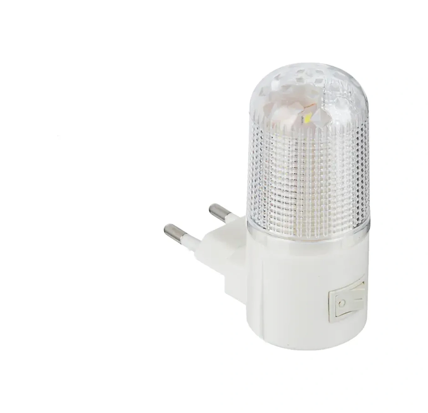 Kosona Enerji Verimli 0.6w Led Gece Lambası, Tpu Kapaklı, Mekanik Anahtar, 220v, Beyaz, 4 Adet - Ev Odalarında Konforlu Aydınlatma Beyaz