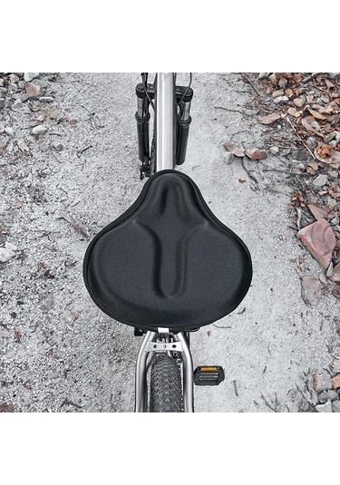 Suntek Erkekler Kadınlar Için Bisiklet Sele Minderi Kılıfı Siyah