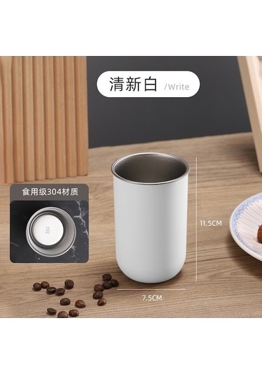 Didadodo Sütkah Siyah Gargara Bardağı - Paslanmaz Çelik, Taşınabilir Ve Pratik Siyah, Gümüş Model Siyah