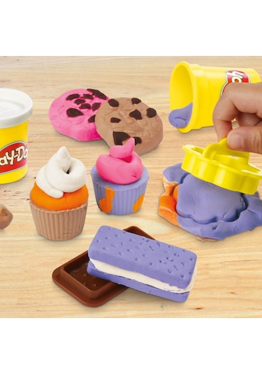 Play Doh Yiyecek Şekilleri Oyun Hamur Seti G1609 G1615 Fırın renkli