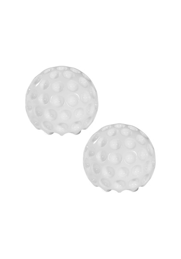 Suntek 2 Adet Seramik Klozet Cıvata Kapakları Kullanışlı Beyaz