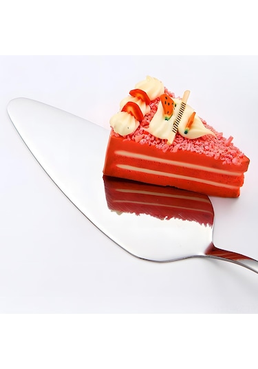 Wezone 10 Parça Paslanmaz Çelik Pasta/sicaklık Sunucu Seti - Ergonomik Tutamalı, Keskin Kenar, Ev & Restoran Kullanıma Uygun Diğer