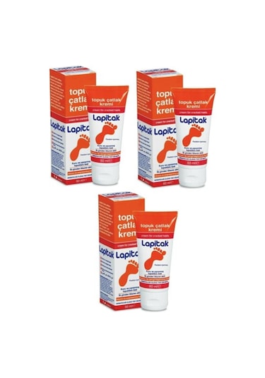 Lapitak Topuk Çatlak Bakım Kremi 60 ML x 3
