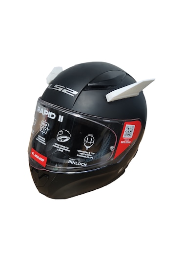 Motospartan Kask Süsü Kanat Beyaz