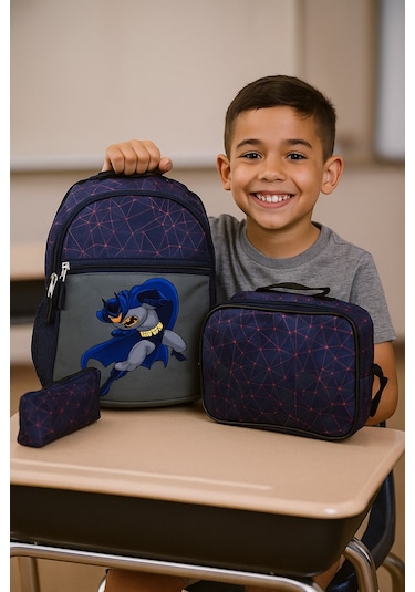 Newbag Yarasa Sırt İlkokul Çantası-3'lü Set