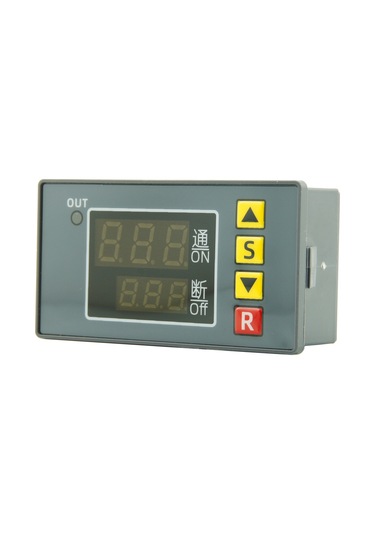 Geeroyoo T3231 Programlanabilir Zaman Kontrolü Röle Devresi - Sayısal Gecikme, Tek Yollu Normal Açık, Manuel/dış Tetikleme, Ac110v 220v/2200w