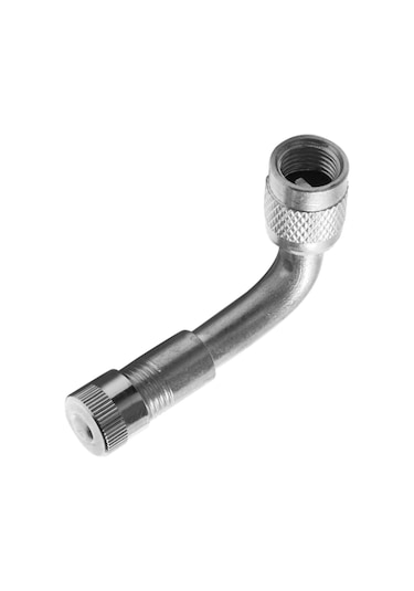 Dofolink 90 Derece Bakır Lastik Valfi Uzantı Kolu, Otomobil Motosiklet Kamyon İçin Metal Kapaklı, Kolay Kurulumlu, Sıkıştırma Ve Kontrol İçin Uyumlu