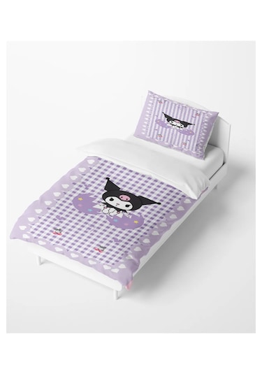 Dijital Baskı Kuromi Desen Nevresim