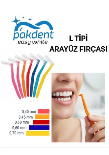 Arayüz Fırçası Diş Arası Arayüz Fırçası L Tipi Diş Ara Fırçası