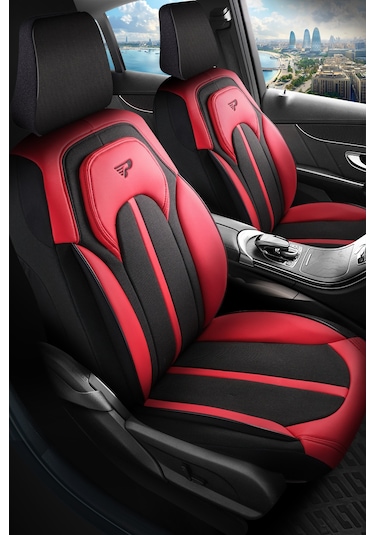 Panda Sevılla Serısı Keten Kumaş Oto Koltuk Kılıfı - Tam Set