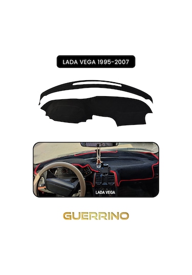 Lada Vega 1995-2007torpido Koruma Kılıfı Siyah Kenar