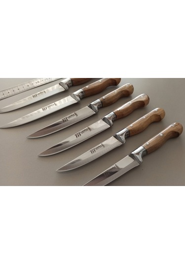 Lazoğlu Sürmene 7 Parça Mutfak Bıçak Seti ve Zırh Bıçağı