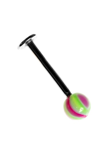Tdgr00944 Labret Stud 316 L Bioplast Piercing K5 Çok Renkli