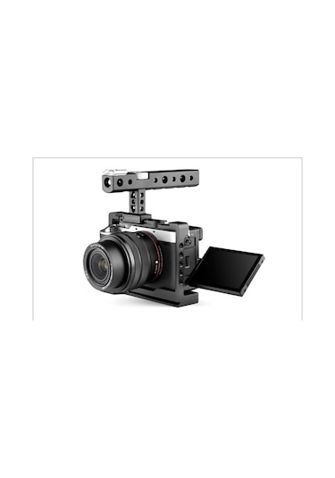 Ayex C24 Cage, Kamera Kafesi Sony A7C Uyumlu (Sony Alpha 7C, ILCE