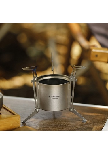 Novahub Kampanyalı Katlanır Bacaklı Titanium Alkollü Ocak - 100ml, 71g Hafif, Çok Renkli Çok Renkli