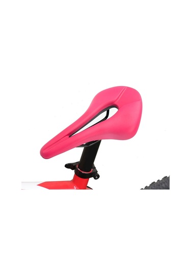 Suntek Bisiklet Eyeri Yumuşak Pu Deri Koltuk Yeni Başlayanlar Pembe