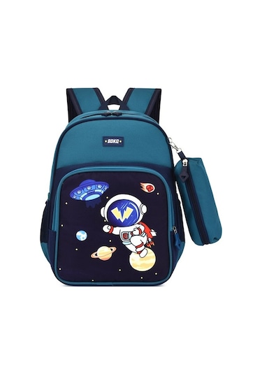 Yeni Çocuk Çantası Anaokulu Birinci Sınıf Ilkokul Öğrencileri Karikatür Omuzları Erkek Ve Kadın Rahat Yük Azaltıcı Okul Çantası Z1gp9t Açık Yeşil