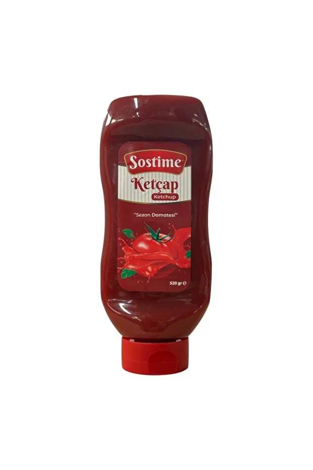 Sostime Ketçap 520g Düşük Şekerli