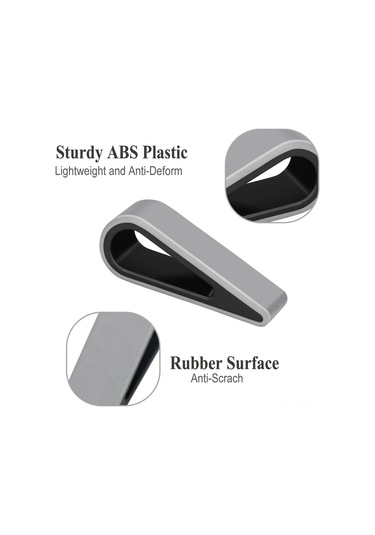 Geeroyoo Laptop Soğutucu Tabanca, Evrensel Klavyeüstü Standı, Oyun Ve Ofis Bilgisayarı İçin Kablosuz 4'lü Soğutucu Aksesuar, Gri