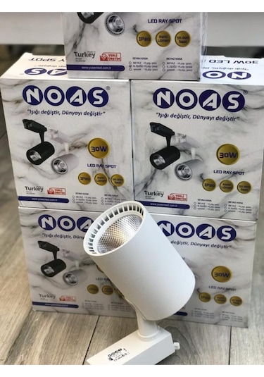 Noas 30w Beyaz Kasa Ray Spot Beyaz Işık