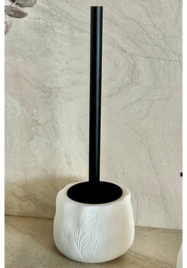 Primanova Yonna Tuvalet Fırçası - Beyaz Beyaz