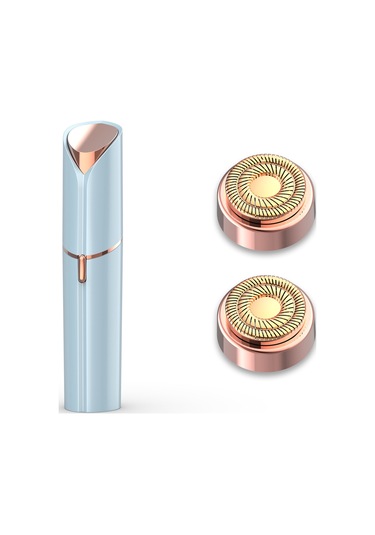 Kosona Kadınlar İçin 18 Ayar Altın Kaplama Işıklı Tüy Kaldırıcı, Paris Mavisi, 2 Değiştirme Bıçağı, Gürültüsüz, Dermatolog Onaylı, Gündelik Kullanıma Uygun Çok Renkli