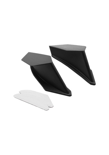 Motosiklet Kanat Aerodinamik Kanatçık Kiti Honda Suzuki Siyah Siyah