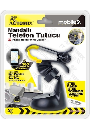 Automix Mandallı Telefon Tutucu 39847