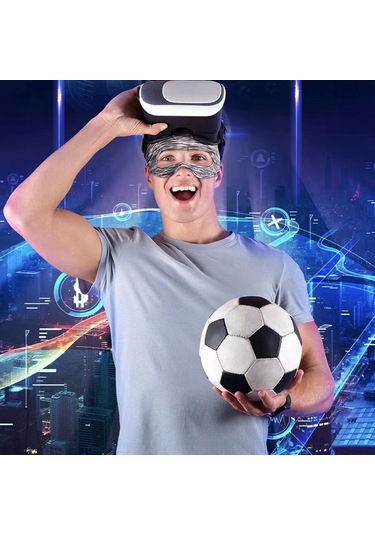 Vr Gözlük Başa Monte Nefes Alabilir Tere Dayanıklı Göz Maskesi Renkli