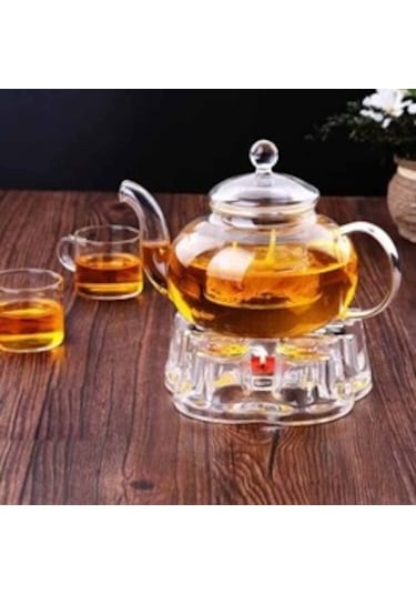 EPİNOX BOROSİLİKAT CAM DEMLİK 400 ML-CAM SÜZGEÇ (CD-400C)