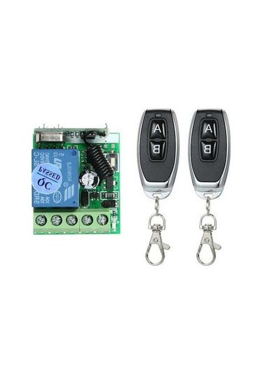 Pazly Universal Kablosuz Anahtar Röle Modül, 12v 1k Rf E-kilit, Uzaktan Kumanda, Superheterodin Alım, 19 Adet Depolama, Komutlu Çalışma Diğer