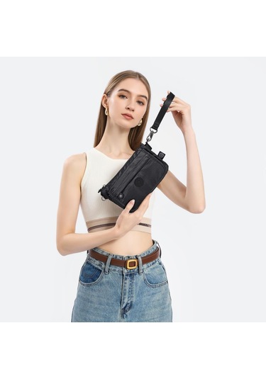 Metalik Kumaş Minik Boy Smart Bags Postacı Kadın Çantası 1191