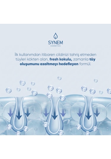 Synem Hassas Ciltler için Unisex Tüy Dökücü Krem 250 ML