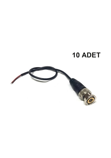 Hadron HDX5507 Hazır Kablolu Bnc Konnektör 20cm 10 Adet