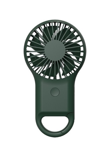 El Tipi Cep Mini Küçük Fan Taşınabilir Şarj 7 Renk Işığı Turuncu İle Açık Usb Fan 0278 Yeşil