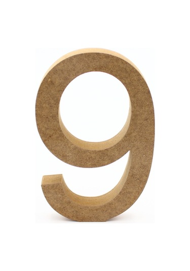 Na Neşeli Ahşap 10 Cm 18mm Dik Durabilen 9 Rakamı.ahşap Sayı Söz Nişan Doğum Günü Tabela Duvar Yazısı Duvar Süsü Model 10cm18mm9rakamı