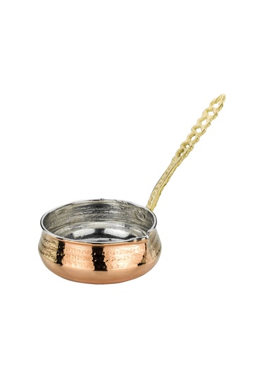 El Yapımı Çekiç Dövme Bakır -Sosluk Büyük Boy 1 Adet