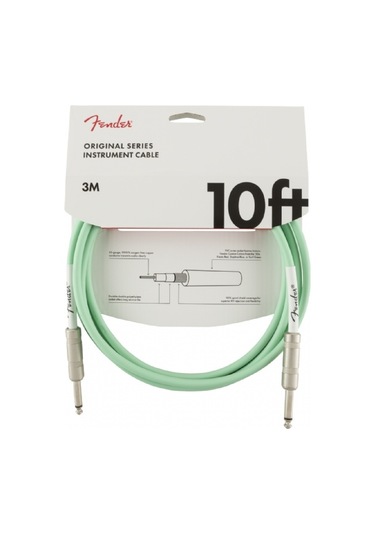 Fender Surf Green 3 Metre Enstrüman Kablosu