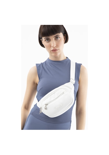 Unıted Colors Of Benetton Kadın Bel Çantası Bnt 1559 Beyaz